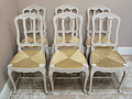 set of 6 french dining chairs